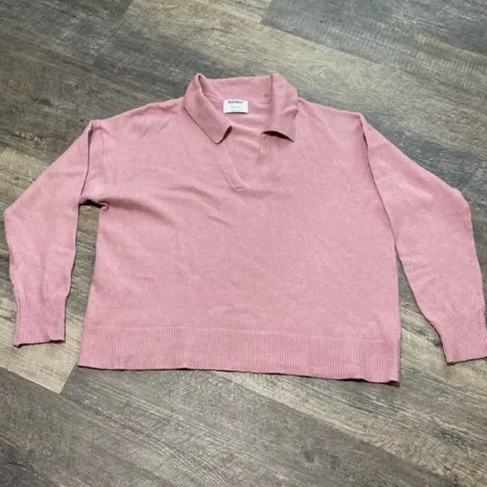 SoSoft Collared Sweater Anise Pink - Picture 3 of 9